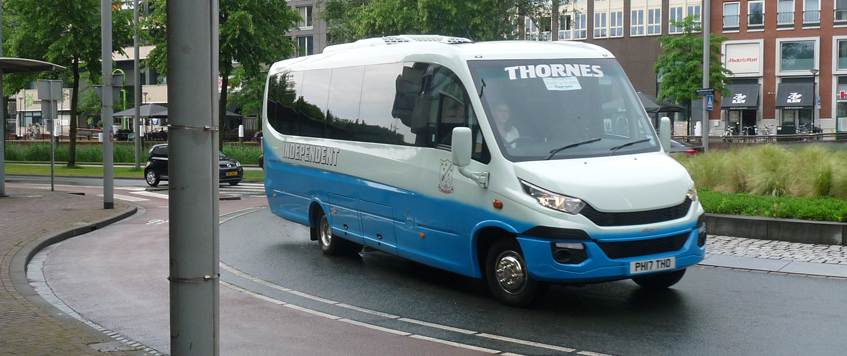 A mini coach from Thornes